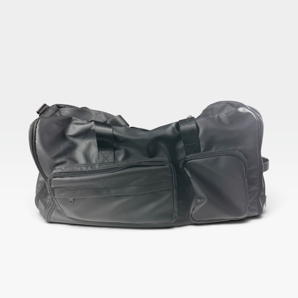 Pakvoke 60L Rolling Garment Bag Convertible Weekender Duffel Suit Travel Black